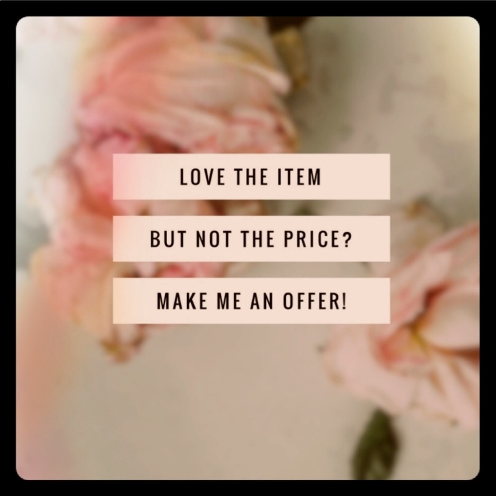 Make an offer if you don’t like the price